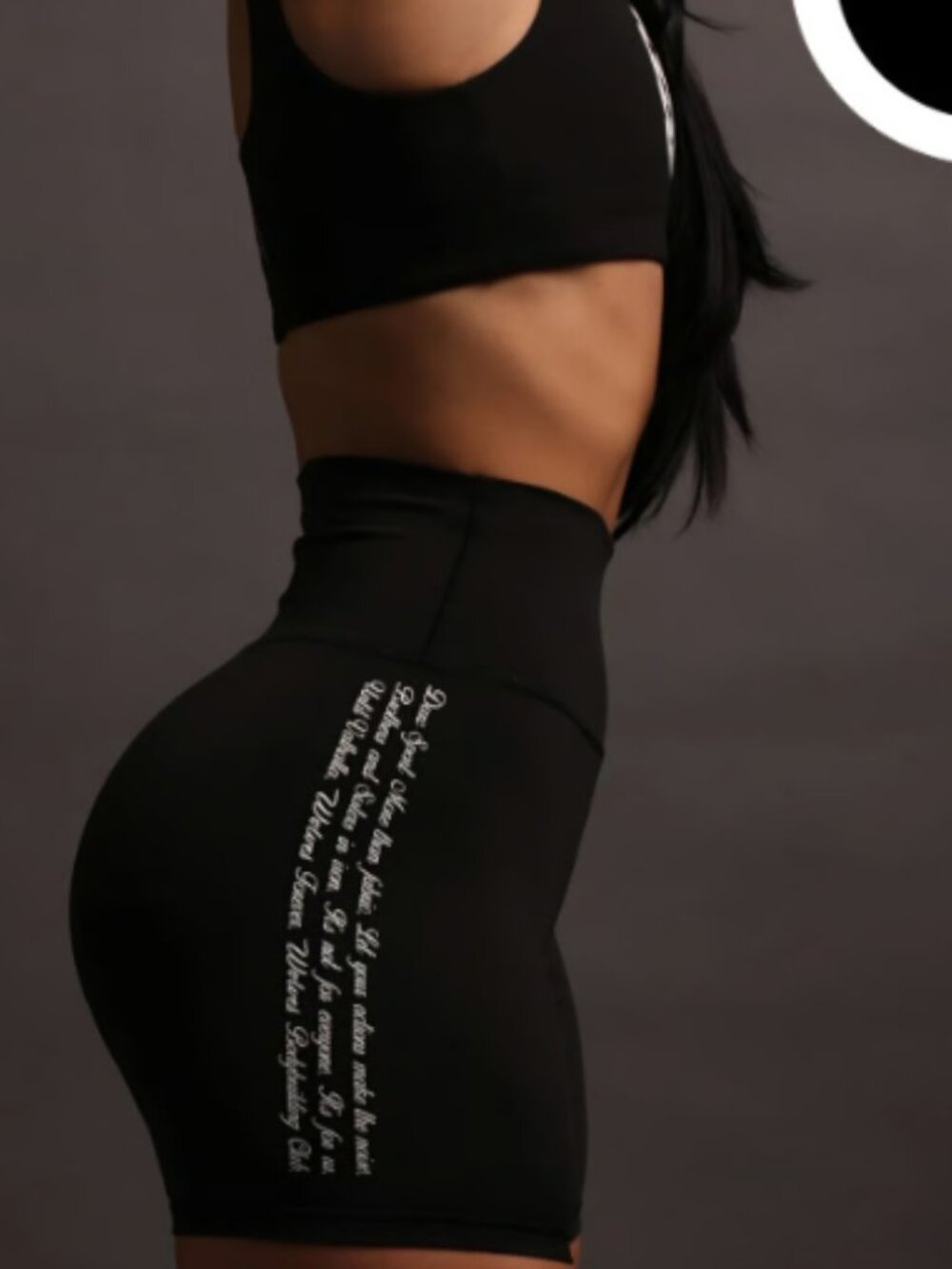 NWT Darc Sport SHE Move Fast Energy Training Shorts Black Small